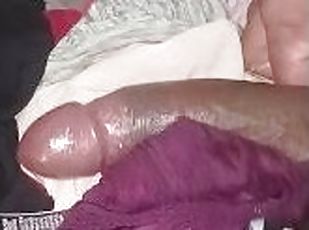 masturbación, amateur, negra-ebony, polla-enorme, sucio, bragas, a-solas, polla