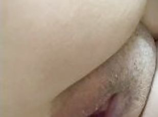 Slut has creamy orgasm