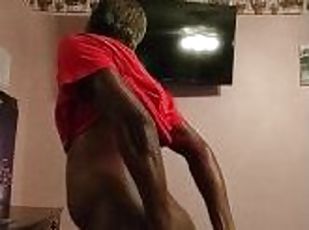 amateur, gay, black, européenne, blonde, euro, chambre-a-coucher, gode, solo, minet