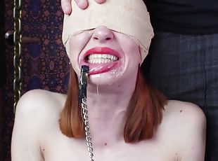 masturbation, fellation, jouet, fellation-profonde, bdsm, salope, chienne, kinky, fétiche, bâillonnement