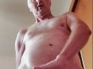 papa, vieux, amateur, mature, ejaculation-sur-le-corps, gay, ejaculation, horny, européenne, euro