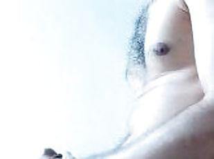 poilue, masturbation, solo, musclé