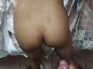 asiatique, levrette, étudiante, amateur, point-de-vue, ejaculation, petite, philippine