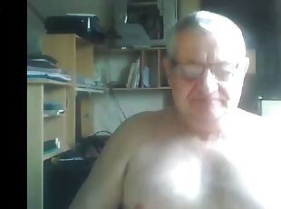 pai, gay, webcam, avô-grandpa