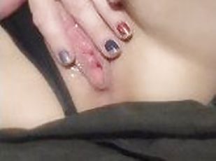 masturbation, orgasme, chatte-pussy, amateur, solo, tchèque, blanc, humide, juteuse