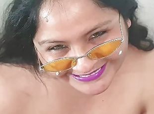 tetas-grandes, amateur, chorro-de-corrida, latino, regordeta, tragar, regordeta-chubby, primera-persona, corrida, bukkake