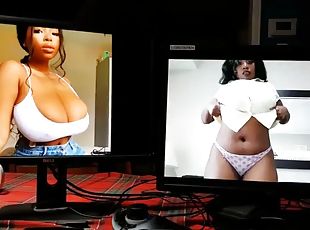 Tit-Sexual JO Session 34 - MaseratiXXX and Ebony Tits