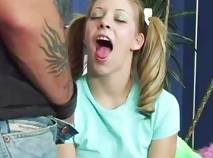 amatør, blowjob, milf, tenåring, hardcore, handjob, pigtail, fingret-pretty