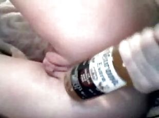 botella, con-el-puño, amateur, anal, casero, tatuaje