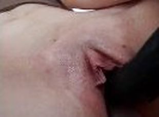 masturbation, chatte-pussy, amateur, babes, jouet, française, double, point-de-vue, serrée, gode