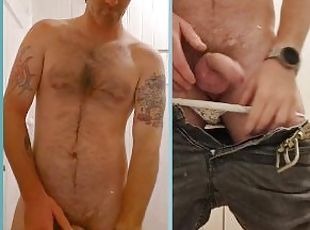 pisser, amateur, gay, britannique, toilette, fétiche, solo