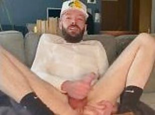 amateur, ejaculation-sur-le-corps, gay, solo