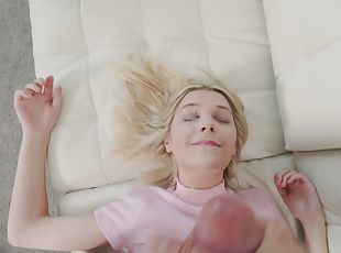 papa, vieux, chatte-pussy, fellation, ejaculation-sur-le-corps, point-de-vue, jeune-18, sur-le-visage, blonde, sperme