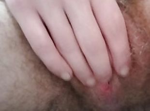 kelentit, berambut, kencing, alat-kelamin-wanita, muncrat, amateur, fetish, solo