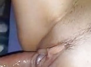 coño-pussy, amateur, chorro-de-corrida, corrida, rubia