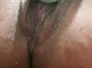 masturbation, orgasme, chatte-pussy, amateur, ejaculation-sur-le-corps, ébène, milf, jouet, point-de-vue, méchant