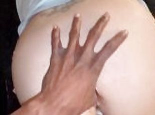 cul, grosse, vieux, chatte-pussy, femme, amateur, énorme-bite, interracial, hardcore, ejaculation-interne