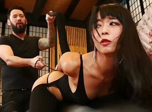 asiatisk, fitta-pussy, brudar, avsugning, cumshot, blandade-raser, bdsm, slav, strumpor, tight