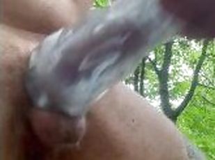 masturbation, en-plein-air, amateur, énorme-bite, ados, jouet, solo, bite