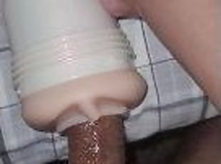 masturbation, amateur, énorme-bite, jouet, point-de-vue, solo, bite