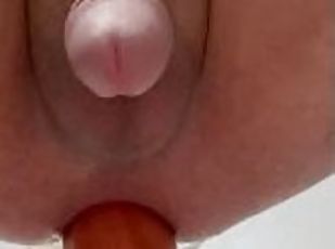 extremo, amateur, anal, juguete, gay, a-solas, realidad