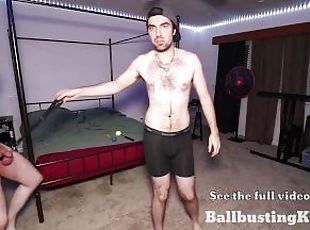 His Balls on a Short Leash" - Ballbusting Kings Preview