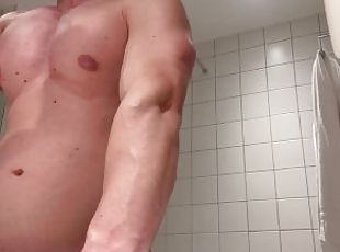 bañando, masturbación, público, amateur, gay, paja, masaje, europeo, euro, webcam