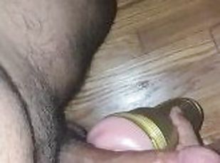 masturbation, amateur, ejaculation-sur-le-corps, énorme-bite, branlette, solo, bite