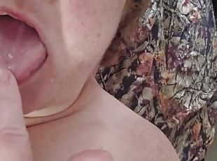 amateur, mature, belle-femme-ronde, ejaculation, solo, réalité