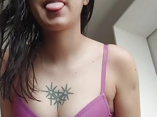 bañando, amateur, pies, fetichista, ducha