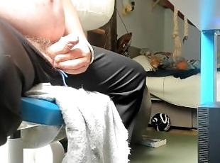 masturbation, amateur, culotte, solo, bite