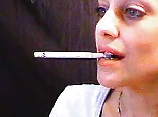 babes, webcam, perfeito, fetiche, fumando, morena