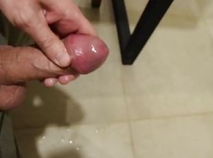 papa, amateur, mature, ejaculation-sur-le-corps, gay, branlette, solo, pappounet, lait, réalité