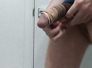 masturbation, orgasme, amateur, rousse, solo, boules