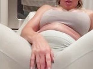 cul, gros-nichons, clito, énorme, orgasme, pisser, chatte-pussy, giclée, amateur, milf