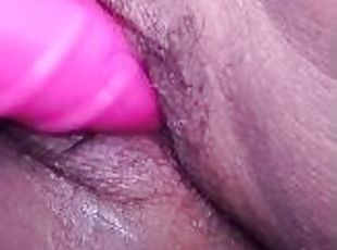 cul, masturbation, orgasme, amateur, jouet, latina, belle-femme-ronde, solo, brunette