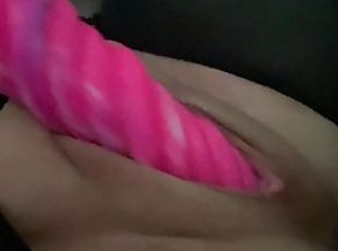 masturbaatio, vanha, orgasmi, pillu-pussy, amatööri, kypsä, lelu, kova-seksi, blondi, dildo