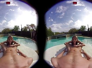 pov, piscina, 3d