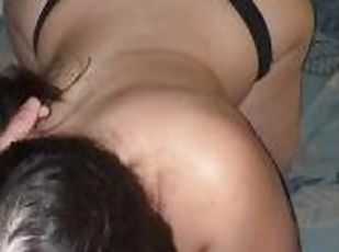 cul, amateur, fellation, ejaculation-sur-le-corps, latina, belle-femme-ronde, point-de-vue, ejaculation