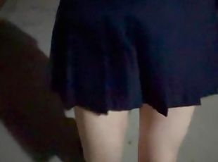 asia, di-tempat-terbuka, umum, pelajar, anal, cumshot-keluarnya-sperma, mainan, jepang, stocking-stockings, alat-mainan-seks