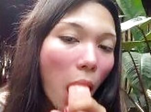 asiatique, amateur, fellation, jouet, gode, solo