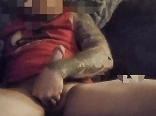 masturbation, amateur, mature, gay, joufflue, solo, tatouage