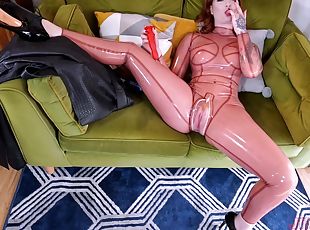 brudar, milf, hardcore, porrstjärna, par, rödhårig, pov, brittisk, fetisch, latex