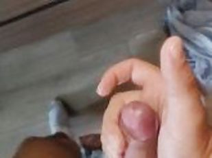 amateur, ejaculation-sur-le-corps, énorme-bite, gay, branlette, massive, solo, musclé, bite