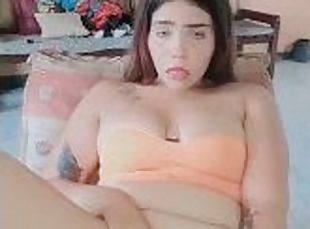 teta-grande, masturbação, orgasmo, esguincho, brinquedo, latina, bbw, fetiche, realidade