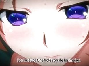 masturbación, squirting, corrida-interna, anime, hentai