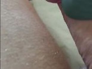 masturbation, amateur, énorme-bite, jouet, ejaculation, solo, bite