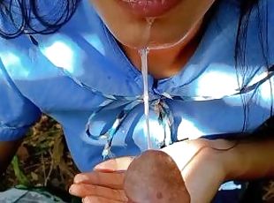 asia, amatir, sayang, blowjob-seks-dengan-mengisap-penis, handjob-seks-dengan-tangan-wanita-pada-penis-laki-laki, sperma, realitas