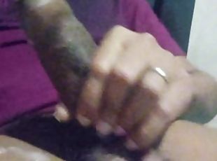 masturbación, squirting, amateur, polla-enorme, a-solas, polla