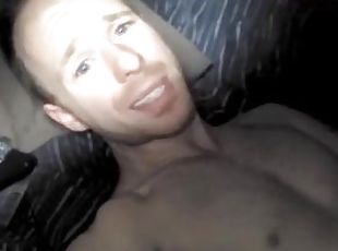 gay, estrela-porno, sozinho, ginásio, gay-adolescente